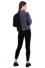 Klasik Kısa Kot Ceket 640-0333-(S-XL) Klasik Kısa Kot Ceket 640-0333-(S-XL)
