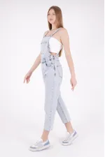 Mom Denim Overalls 325-08-(S-XL-6) Snow Light Blue Mom Denim Overalls 325-08-(S-XL-6) Snow Light Blue