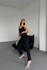 Flare Leg Mom Jeans 1774-23-(26-31)