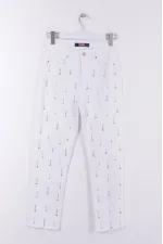 Tek Taraflı Droplı Kot Pantolon 7038-50-(28-33) Tek Taraflı Droplı Kot Pantolon 7038-50-(28-33)