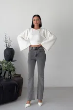 İspanyol Mom Fit Kot Pantolon  1706-40-(27-32)