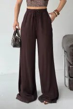 Lastikli Palazzo Pantolon  HS740-78-(S-XL)