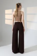 Wide Leg Jean 7082-78-(27-32) Brown Wide Leg Jean 7082-78-(27-32) Brown