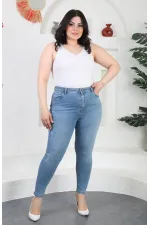 Yıpratmalı Kot Pantolon  519-15-(44-50)