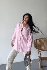 Cepli Oversize Keten Gömlek HS609-84-(S-XL) Cepli Oversize Keten Gömlek HS609-84-(S-XL)