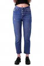 5 Düğmeli Mom Fit Kot Pantolon  745-62-(26-31)