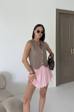 Düğmeli Yelek 6156-72-(S-XL)