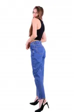 Yüksek Bellı Mom Kot Pantolon 800-27-(27-32) Yüksek Bellı Mom Kot Pantolon 800-27-(27-32)