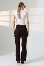 Dekoratif Cep Detaylı Palazzo Kot Pantolon  1710-78-(30-36)