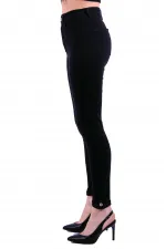 Kemerli Düğmeli Kot Pantolon 754-03-(26-31) Kemerli Düğmeli Kot Pantolon 754-03-(26-31)
