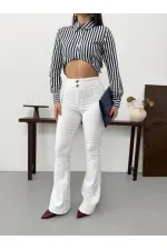 Pensli İspanyol Kot Pantolon  7021-50-(27-32)