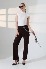 Dekoratif Cep Detaylı Palazzo Kot Pantolon  1710-78-(30-36)