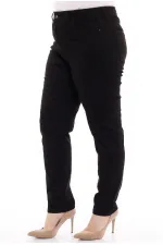 High Waisted Comfort Slim Ankle Length Jean  896-07-(30-36) Black