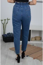 Beli Lastikli Kot Pantolon 759-27-(27-32) Beli Lastikli Kot Pantolon 759-27-(27-32)