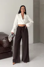 Lastikli Palazzo Pantolon  7150-78-(36-42-4)