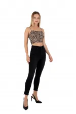 Skinny Jean with Bottom Side Zipper 1745-03-(26-31) Anthracite Denim Skinny Jean with Bottom Side Zipper 1745-03-(26-31) Anthracite Denim