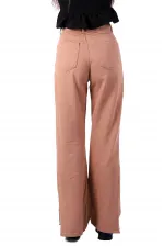Paçası Yırtmaçlı Mom Fit Kot Pantolon  1732-70-(26-31)