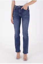 Yüksel Bel Straight Kot Pantolon 7033-01-(26-31)