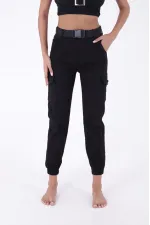 Cargo Pocket Commando Jean 752-07-(28-33) Black Cargo Pocket Commando Jean 752-07-(28-33) Black