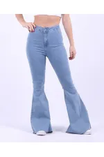 Ekstra İspanyol Cepsiz Pantolon  944-15-(27-32)