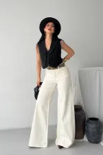 Geniş Paça Kot Pantolon  7082-80-(27-32)