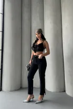 Flare Leg Mom Jeans 1774-23-(26-31)