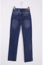 Yüksel Bel Straight Kot Pantolon 7033-01-(26-31)