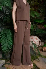 Palazzo Keten Pantolon HS704-78-(S-XL) Palazzo Keten Pantolon HS704-78-(S-XL)