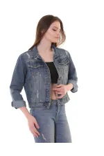 Kısa Kot Ceket 641-62-(S-XL-6) Kısa Kot Ceket 641-62-(S-XL-6)