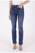 Yüksel Bel Straight Kot Pantolon 7033-01-(28-33)