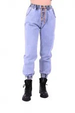 Beli Lastikli Mom Pantolon 808-08-(S-XL-6) Beli Lastikli Mom Pantolon 808-08-(S-XL-6)