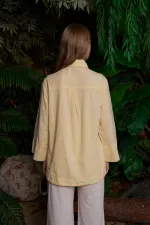 Oversize Keten Gömlek  HS601-93-(S-XL)