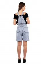 Şortlu Kot Salopet  386-08-(S-XL-6)