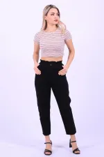 Beli Lastikli Kot Pantolon  759-07-(27-32)