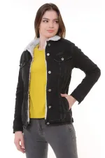 İçi Kürklü Kot Ceket  656-03-(S-L-3)