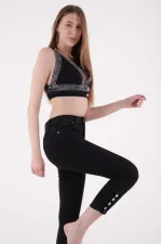 Paçası Dört Düğmeli Kot Pantolon 786-23-(26-31)