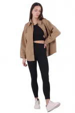Oversize Kot Gömlek 664-66-(STD-4) Oversize Kot Gömlek 664-66-(STD-4)