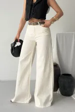 Geniş Paça Kot Pantolon  7082-80-(27-32)