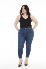 Duble Paça Skinny Kısa Boy Kot Pantolon  820-01-(30-36)