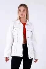 Taşlı Kot Ceket 625-50-(S-XL-6) Taşlı Kot Ceket 625-50-(S-XL-6)