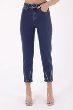 Paçası Droplu Kot Pantolon 1713-26-(26-31) Paçası Droplu Kot Pantolon 1713-26-(26-31)