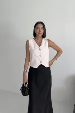 Düğmeli Yelek 6156-84-(S-XL)