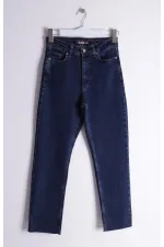 Dikişsiz Paça Mom Fit Kot Pantolon  764-26-(32-33)