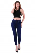 Önü 5 Düğmeli Skinny Kot Pantolon  755-01-(26-31)