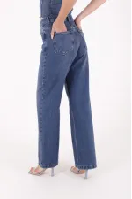 Wide Leg Relax Jeans 718-01-(28-33)
