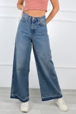 Sökük Paçalı Relax Kot Pantolon 787-62-(S-XL-6) Sökük Paçalı Relax Kot Pantolon 787-62-(S-XL-6)