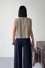 Askılı Bluz  HS401-74-(S-XL)