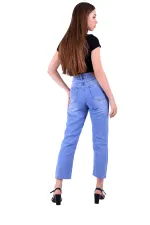 5 Düğmeli Mom Fit Kot Pantolon  745-15-(26-31)