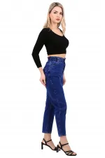 Elasticated Waist Jean 759-01-(27-32) Dark Blue Denim Elasticated Waist Jean 759-01-(27-32) Dark Blue Denim