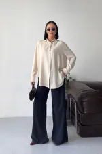 Düğmeli Gömlek HS623-65-(S-XL)